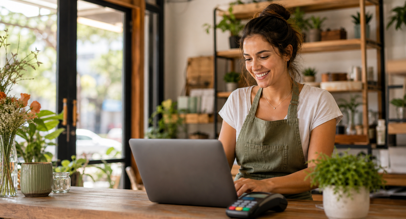 Comercio usando internet para vender y gestionar pedidos